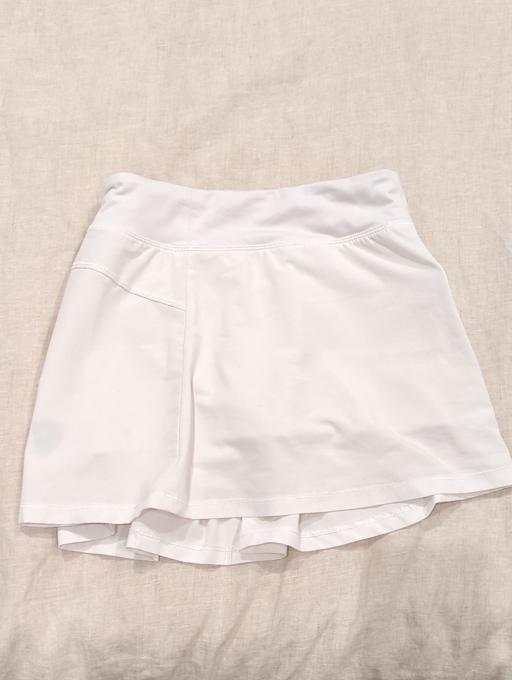 all in motion White Performance Skort with Built-In Liner